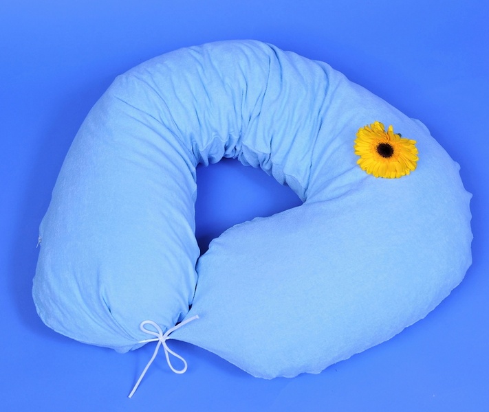 Elefant kojící polštář 190x30 modrý