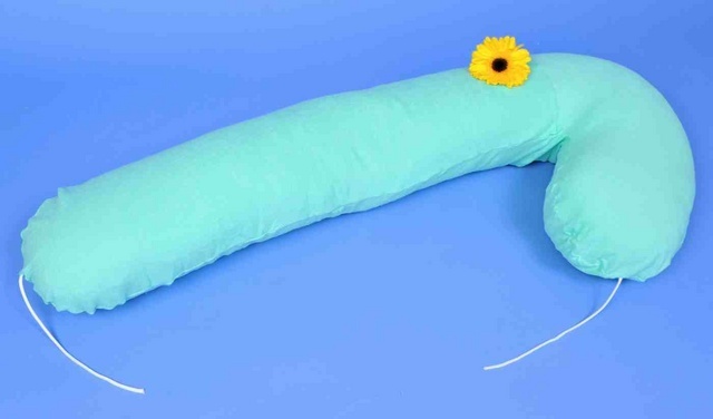 Praktik kojící polštář 175x25 zelený