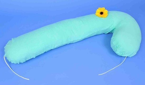 Praktik kojící polštář 175x25 zelený