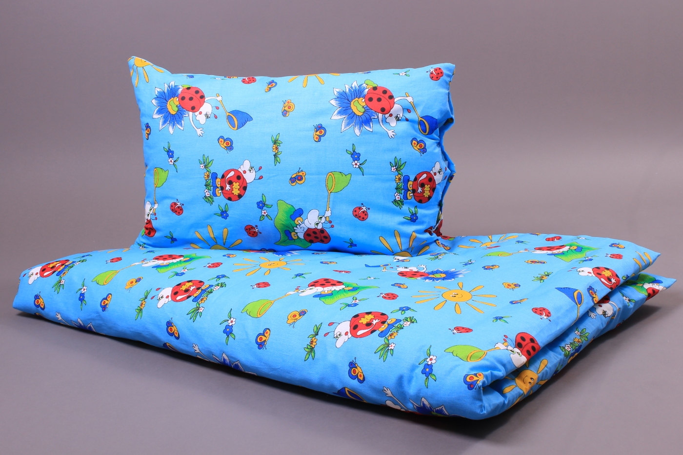 Bonex dětské povlečení 40x60 + 90x130 modré