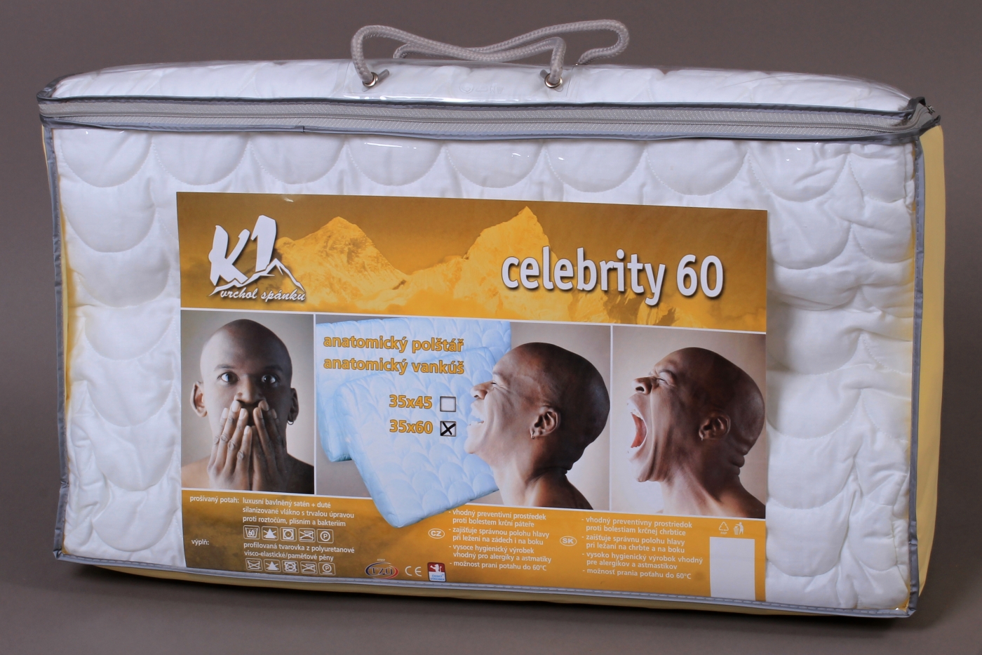Celebrity anatomický polštář 35x60